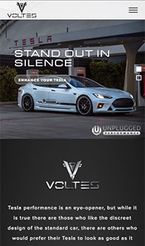 Mobile Homepage View